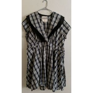 3X Myrtlewood Mod Cloth plaid dress with pockets